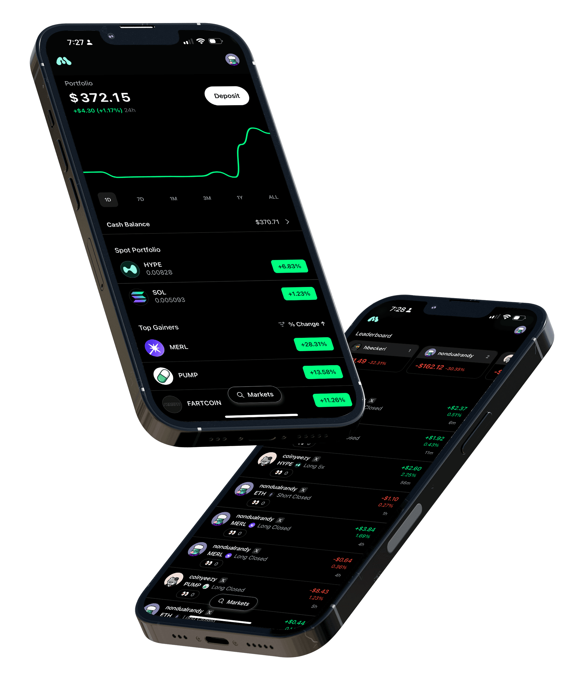 Mina iOS App Mockup